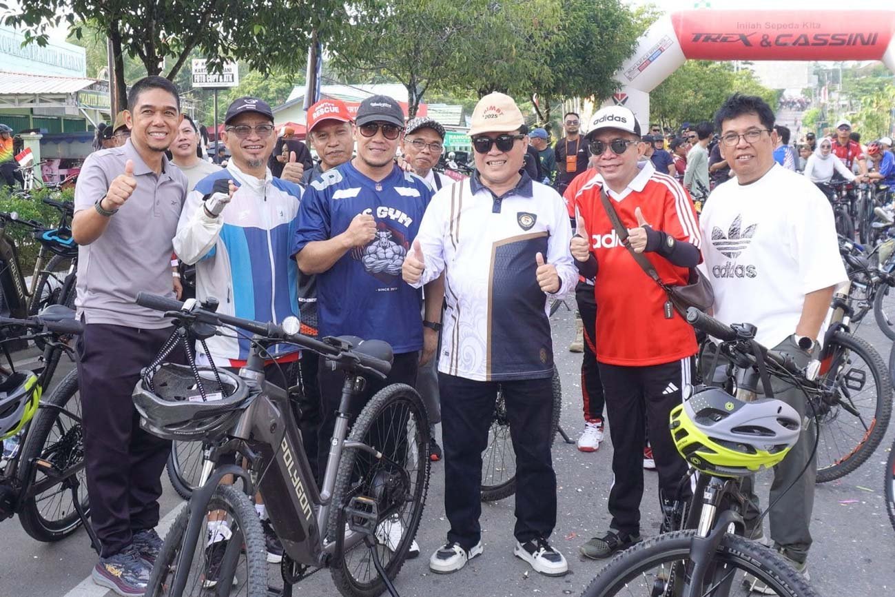 Semangat Kebersamaan, Parmana Setiawan Apresiasi Dilaksanakannya Gowes Bareng