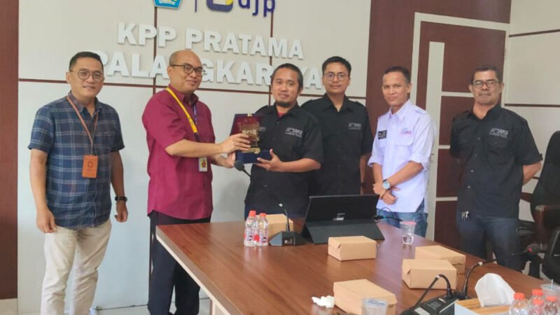 SMSI Kalteng Laksanakan Audiensi ke Kepala KPP Pratama Palangka Raya