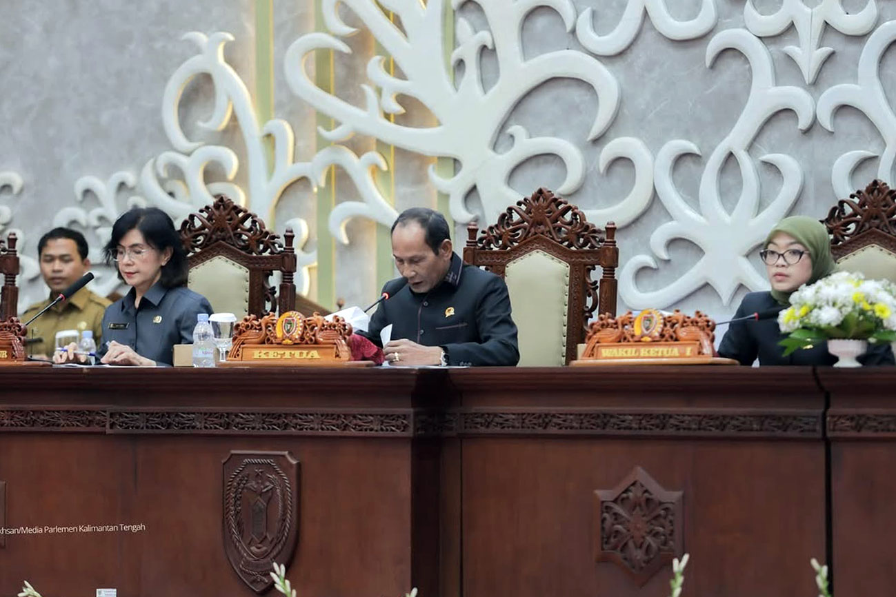 DPRD Gelar Rapur Penyerahan Rekomendasi Terhadap LKPj Gubernur Kalteng 2025