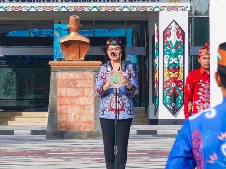 Pimpin Upacara Peringatan HAN, Sekda Kalteng Tegaskan Penguatan Sinergi Penuhi Hak Anak