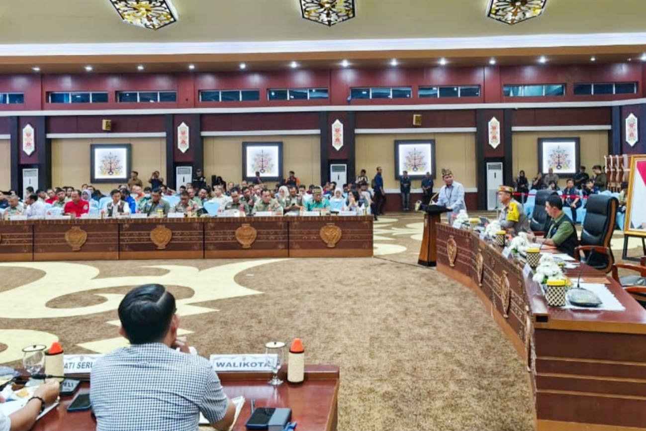 Gelar Rakor, Pemprov dan BNPB Perkuat Sinergi Hadapi Ancaman Karhutla di Kalteng