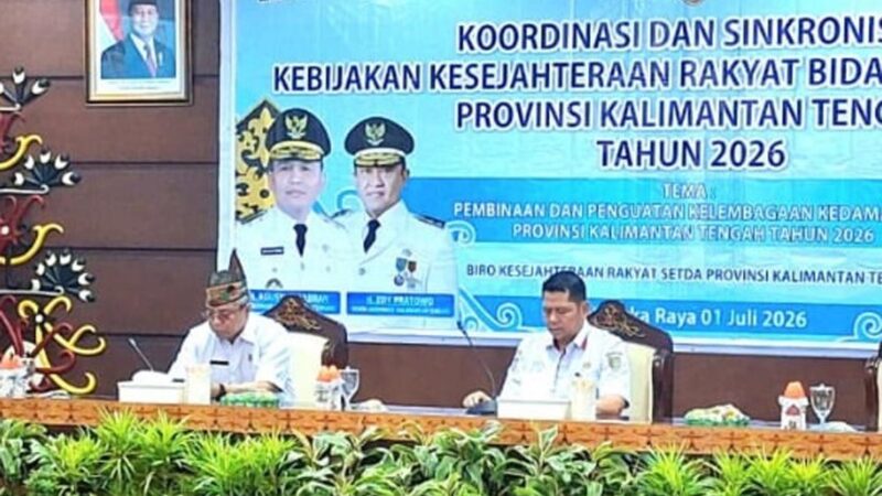 Koordinasi dan Sinkronisasi Kesejahteraan Rakyat Bidang Kebudayaan, Dukungan Pemprov Kalteng Perkuat Kelembagaan Adat