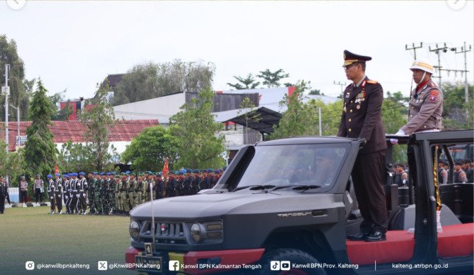 Peringati Hari Bhayangkara ke-80, BPN Kalteng Perkuat Sinergi dengan Forkopimda