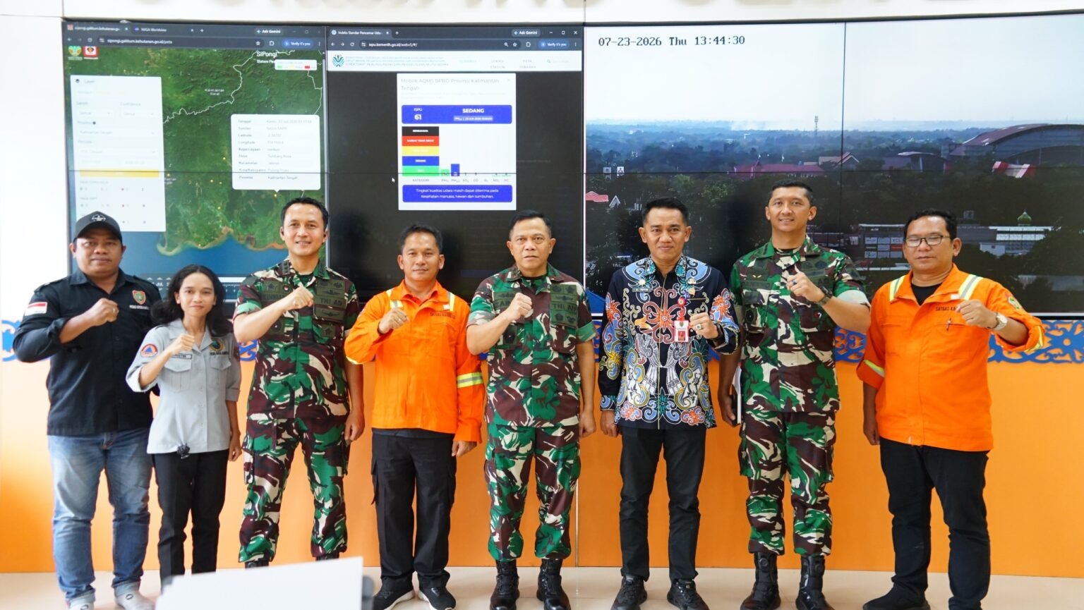 Menjaga Hutan Tetap Aman, Pangdam XXII/Tambun Bungai Cek Kesiapan Posko Karhutla di Palangka Raya