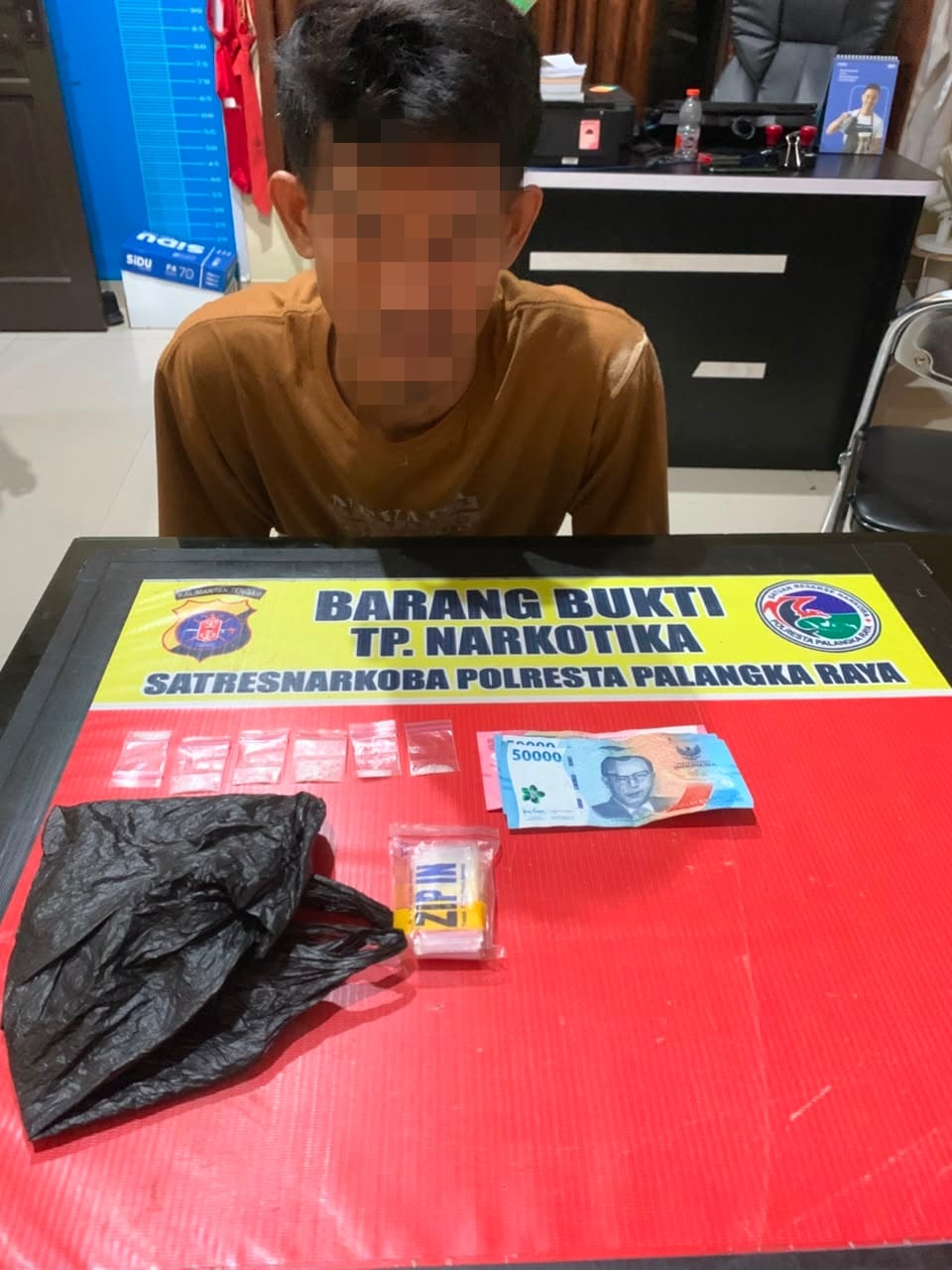 Miliki Enam Paket Diduga Sabu, Pria di Palangka Raya Ditangkap Polisi