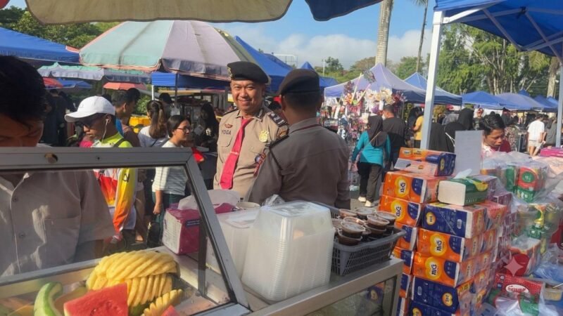 Temani Warga Nikmati Car Free Day, Polisi Hadir Jaga Rasa Aman di Palangka Raya