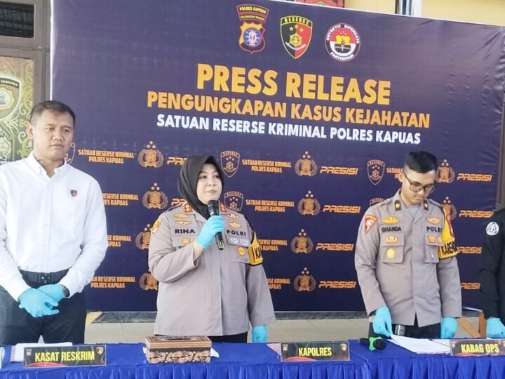 Polres Kapuas Ungkap Kasus Kriminal Menonjol
