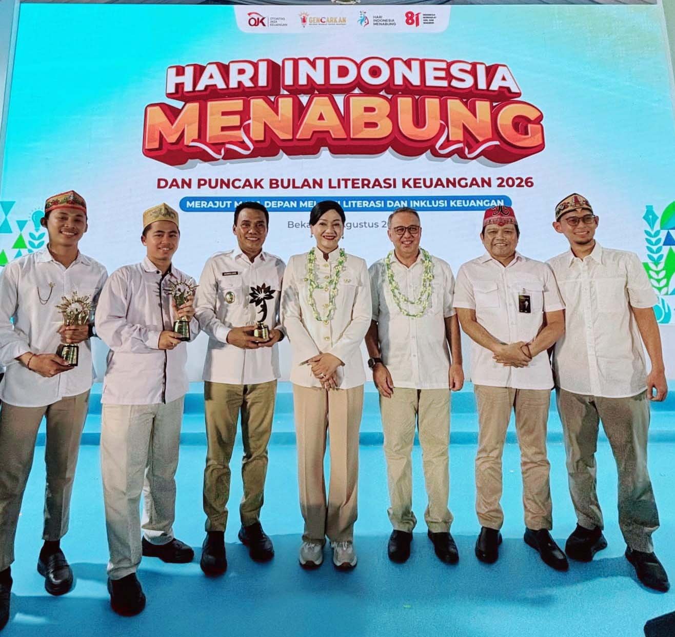 Prestasi Nasional! Palangka Raya dan Dua Penggerak Literasi Keuangan Kalteng Raih Penghargaan