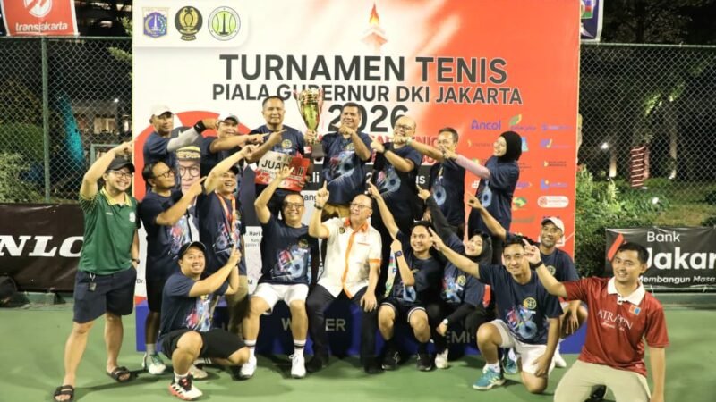 Tim Tenis ATR/BPN Jadi Runner-up di Piala Gubernur DKI Jakarta 2026