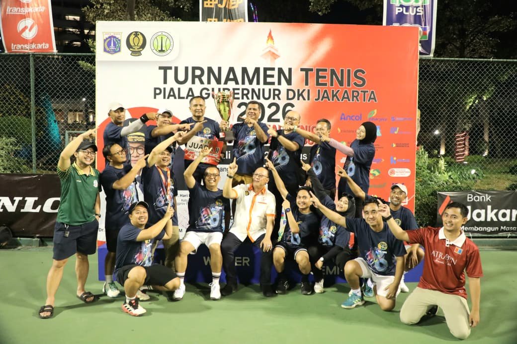 Tim Tenis ATR/BPN Jadi Runner-up di Piala Gubernur DKI Jakarta 2026