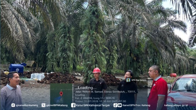 GTRA Kalteng Sisir Potensi Tanah Reforma Agraria di Seruyan