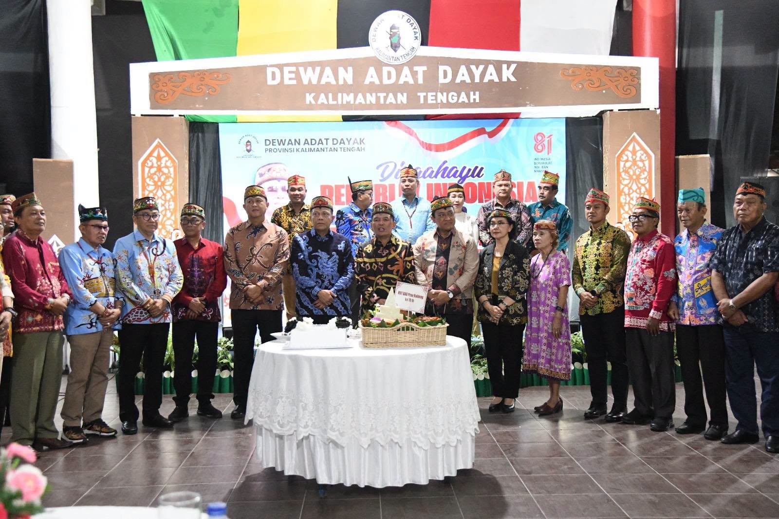 Pesan Gubernur Agustiar di HUT Ke-19 DAD Kalteng: Jangan Biarkan Perbedaan Memecah Persatuan