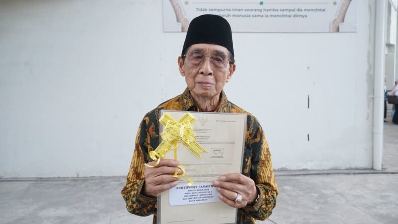 Sertipikasi Tanah Wakaf Dipercepat, 59 Persen Sudah Bersertipikat