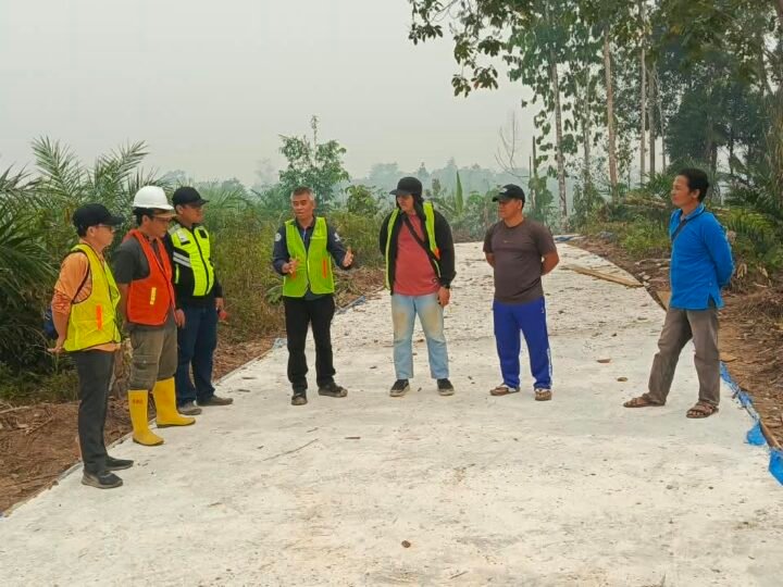 Jalan ke TPU di Desa Rahung Bungai Kapuas Rampung, Kades: Warga Kini Tak Kesulitan