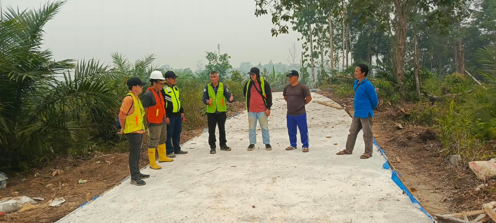 Jalan ke TPU di Desa Rahung Bungai Kapuas Rampung, Kades: Warga Kini Tak Kesulitan