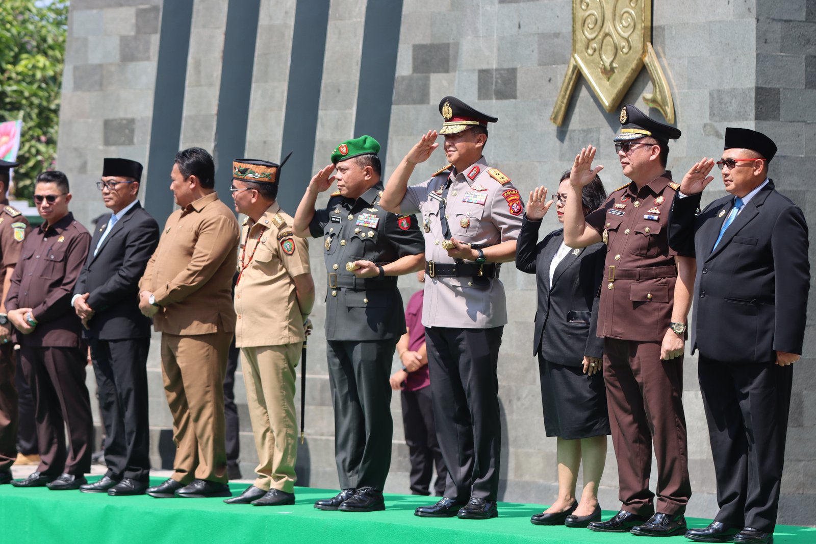 Kapolda Kalteng Apresiasi Sinergi TNI-Polri pada HUT ke-1 Kodam XXII/Tambun Bungai