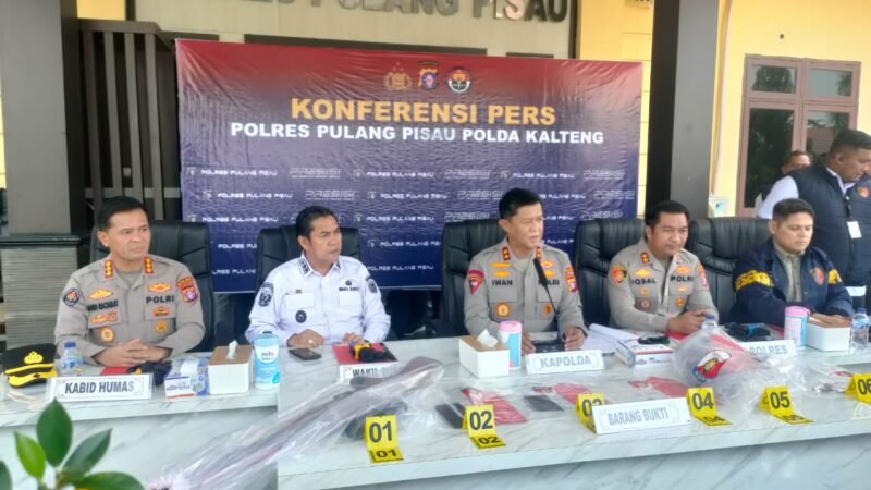 Kapolda Kalteng Rilis Pengungkapan Karhutla di 12 TKP, Dua Warga Jadi Tersangka