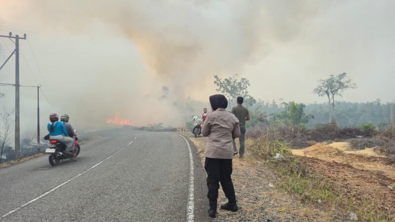 DPRD Gunung Mas Ingatkan Warga, Bakar Lahan Bisa Berujung Pidana dan Denda Miliaran