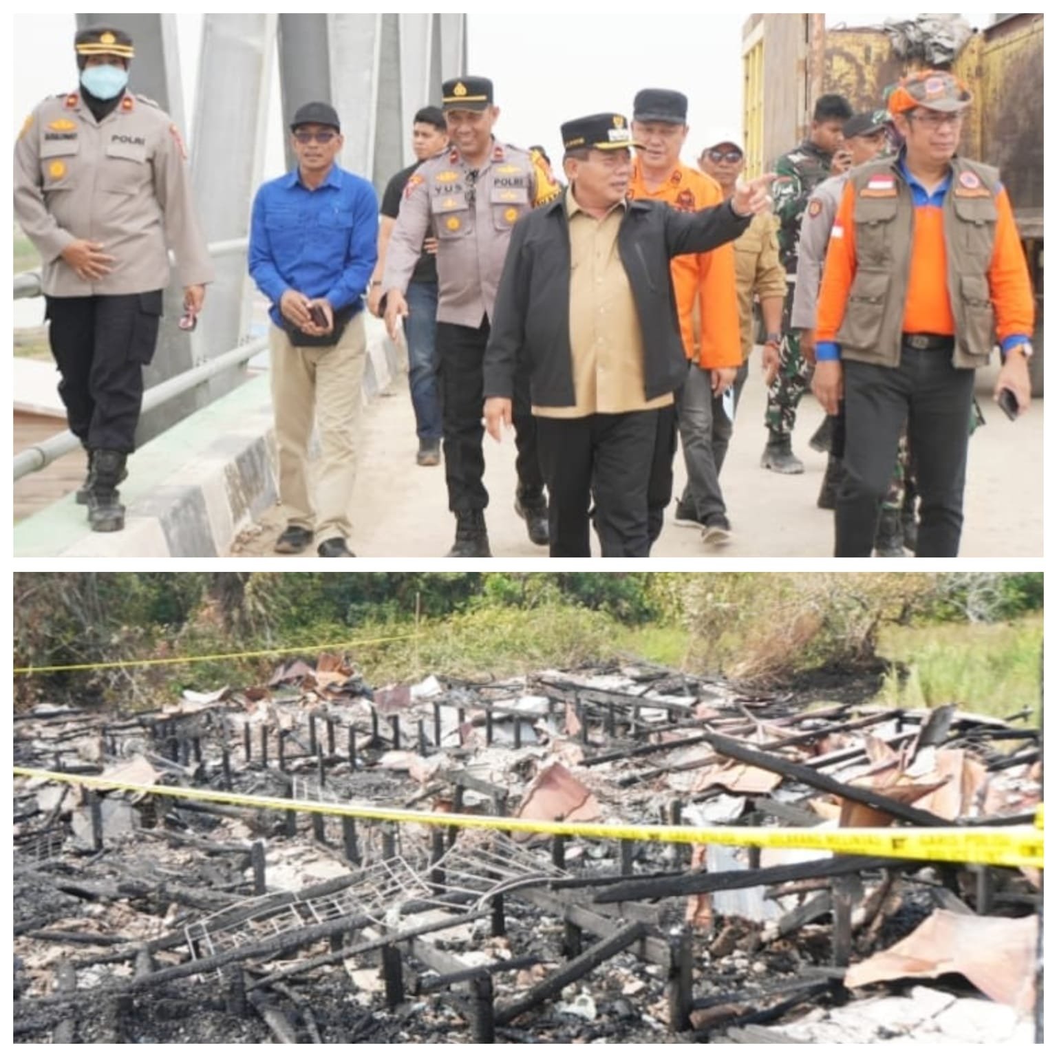 Karhutla hingga Sekolah Terbakar, Bupati Kapuas Turun Langsung ke Lapangan