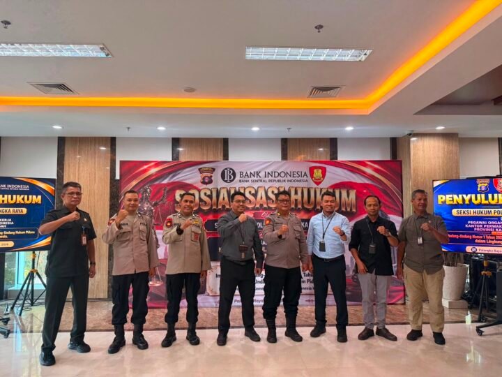 Sikum Polresta Palangka Raya Sosialisasikan KUHP Nasional kepada Pegawai Bank Indonesia