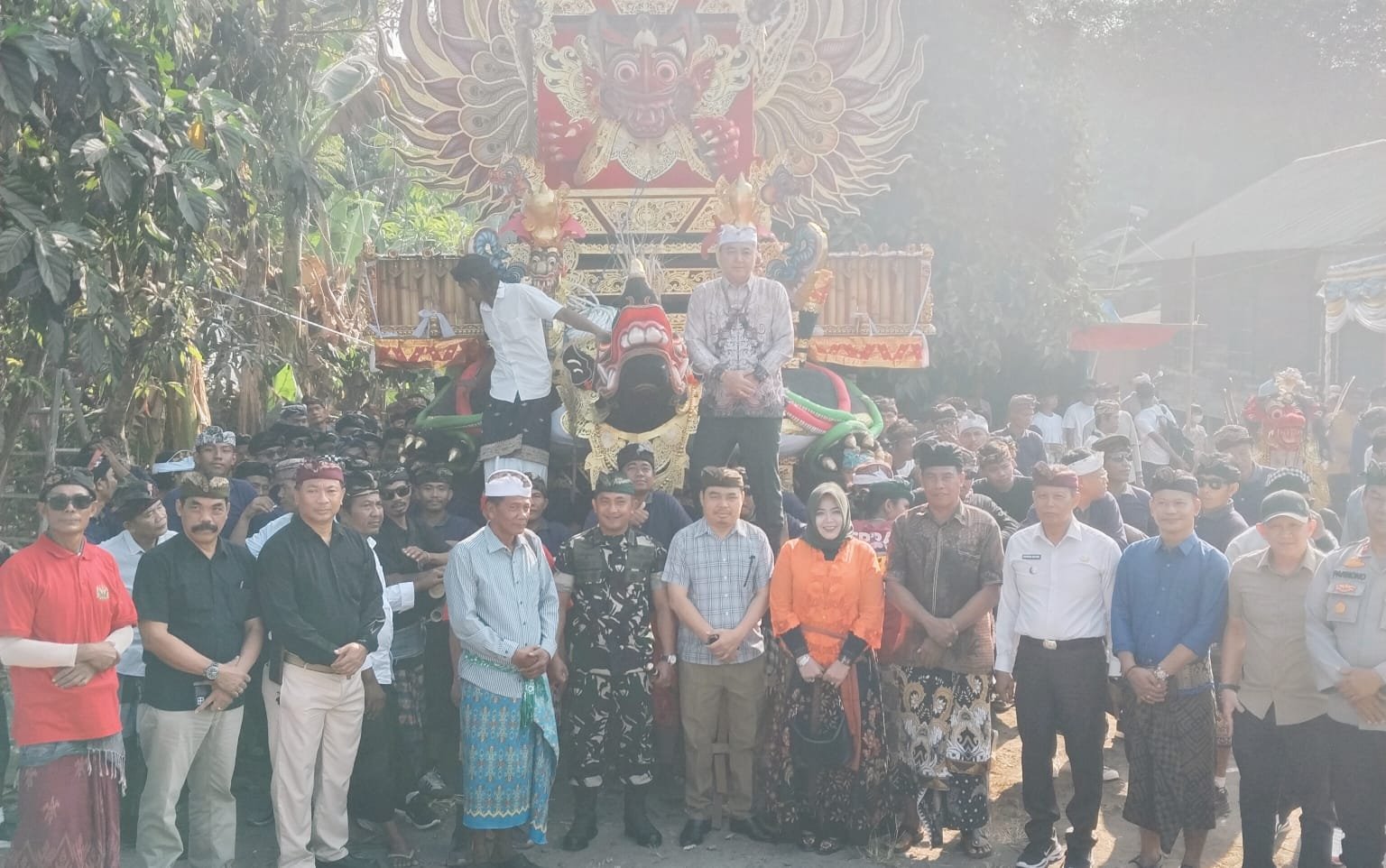 Ngaben Massal 51 Jenazah di Kapuas, Wabup Dodo Tekankan Makna Gotong Royong dan Toleransi