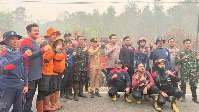 Pantau Karhutla di Barsel, Gubernur Pastikan Penanganan Terus Berlanjut