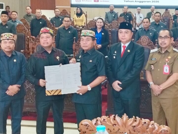 Seluruh Fraksi Setujui Raperda Perubahan APBD Kapuas 2026, Pendapatan Daerah Naik Rp55 Miliar