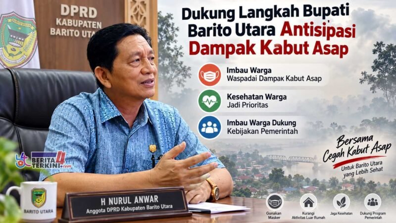 H Nurul Anwar Dukung Langkah Bupati Barito Utara Antisipasi Dampak Kabut Asap