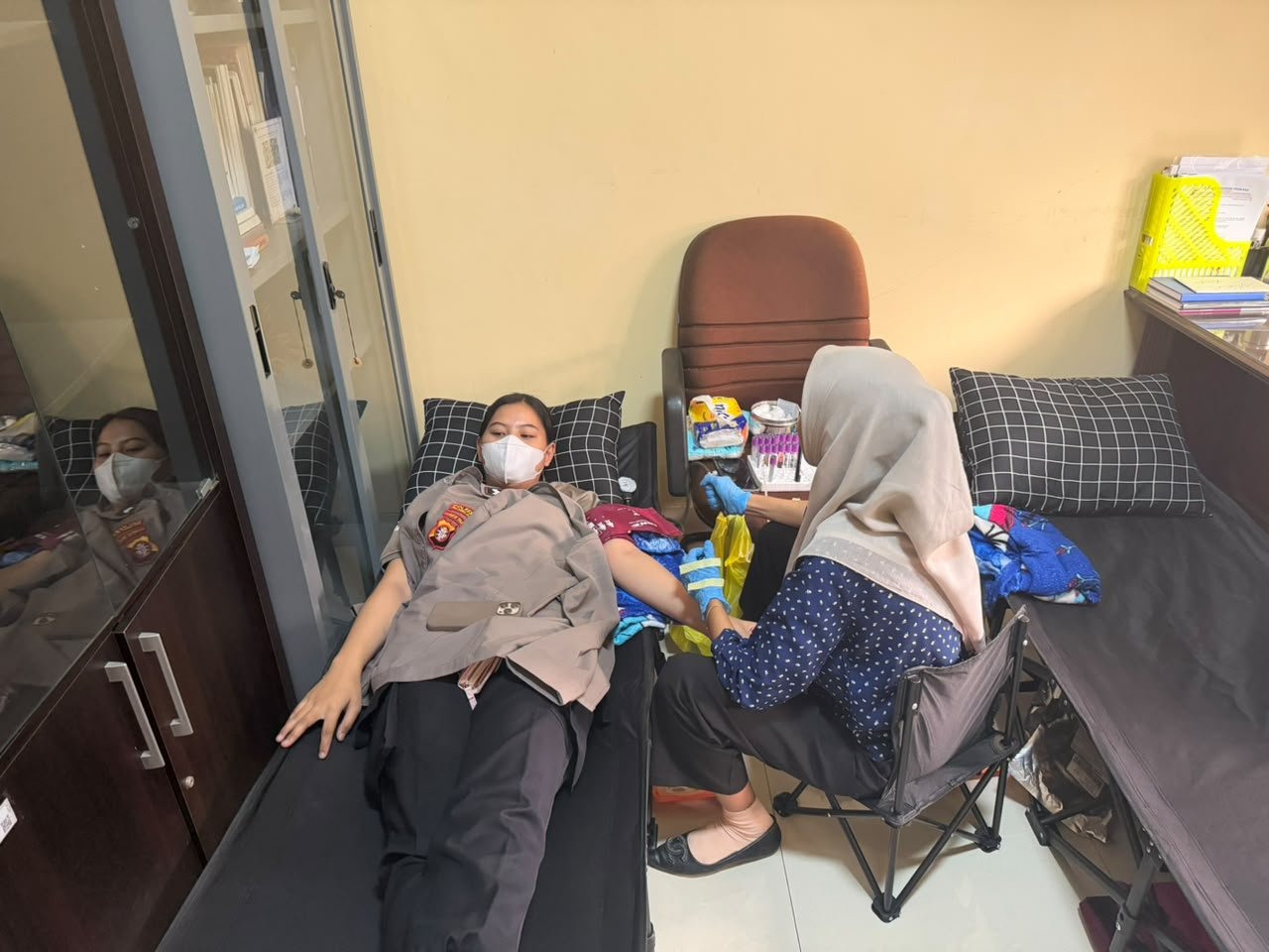 Setetes Darah dari Polwan Polresta Palangka Raya untuk Sesama