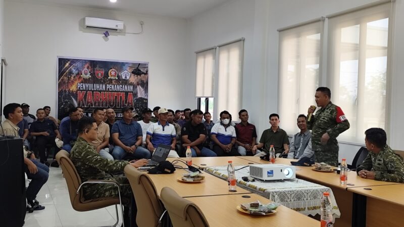 Dansesko TNI Dorong Kolaborasi Cegah Karhutla di Kalteng