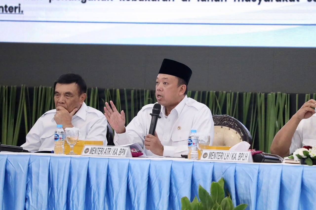 Nusron: HGU Perusahaan Bisa Dicabut Jika Lahan Terbakar