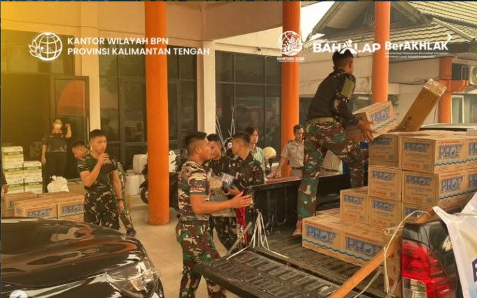 BPN Kalteng Dukung BPBD Palangka Raya Hadapi Ancaman Karhutla