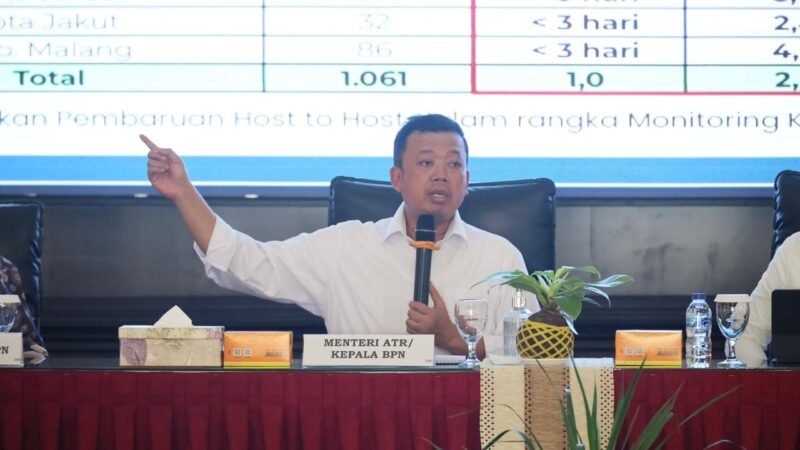 Nusron Targetkan 110 Kantor Pertanahan Bertransformasi Tahun Ini