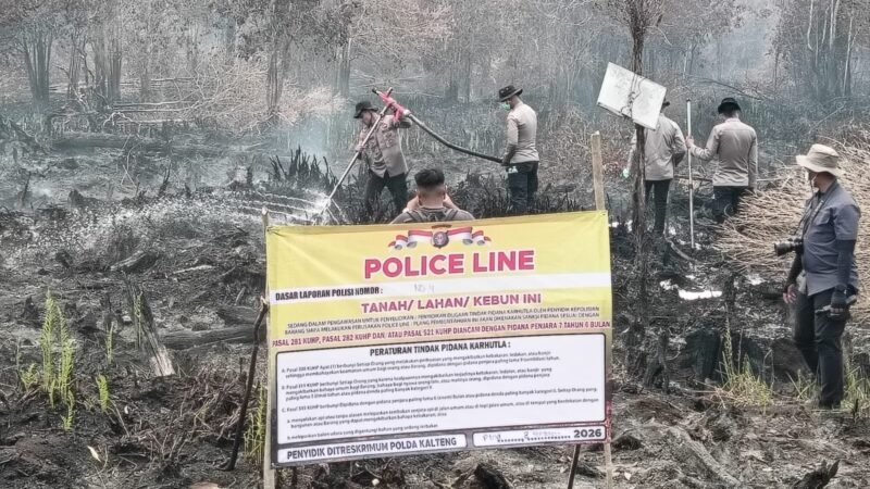 Karhutla Kalteng: 25 Orang Jadi Tersangka, 1 Korporasi di Kotim Naik Penyidikan