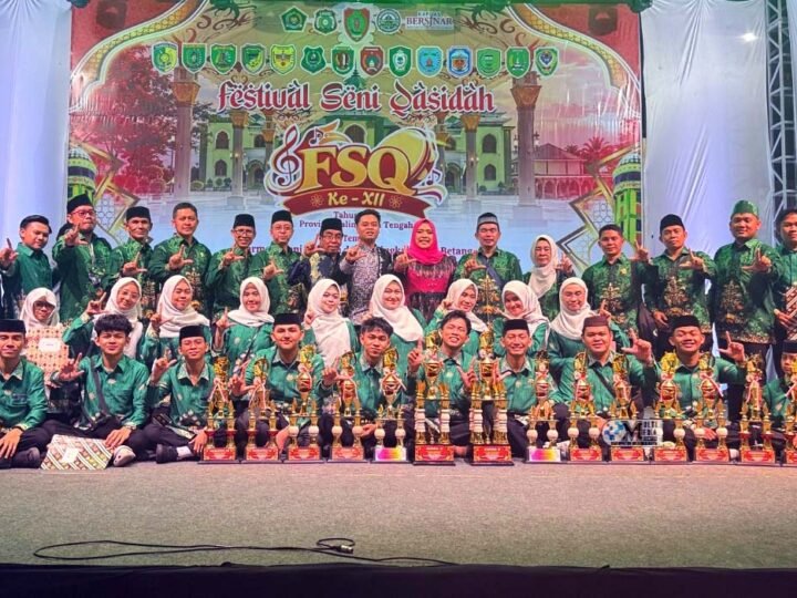 Kafilah Murung Raya Sukses Raih Juara Umum III FSQ XII Kalteng