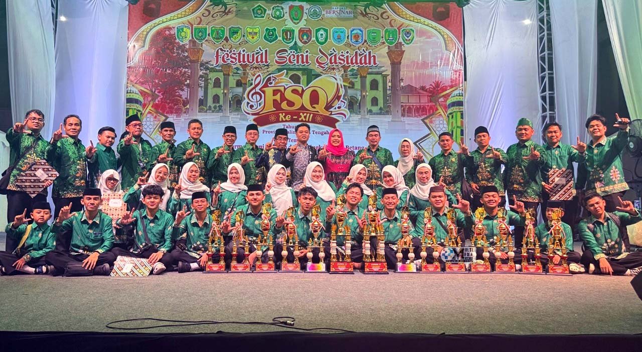 Kafilah Murung Raya Sukses Raih Juara Umum III FSQ XII Kalteng