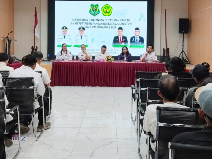 Pemkab Kapuas Siapkan Perda Lindungi Lahan Pertanian, Petani Bakal Dapat Insentif