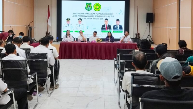 Pemkab Kapuas Siapkan Perda Lindungi Lahan Pertanian, Petani Bakal Dapat Insentif
