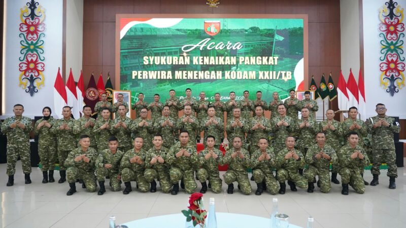 Pangkat Naik, Tanggung Jawab Pamen Kodam XXII/TB Juga Bertambah