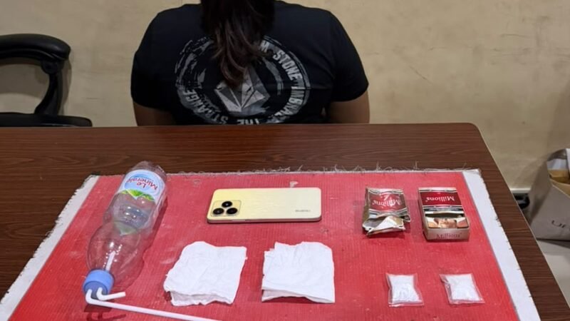 Polisi Amankan Perempuan di Palangka Raya, Diduga Simpan 9,42 Gram Sabu